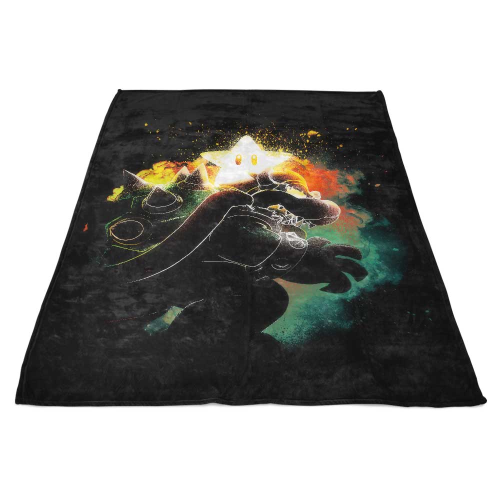 Villain's Spirit - Cozy Polyester Fleece Blanket by Donnie Illustrations