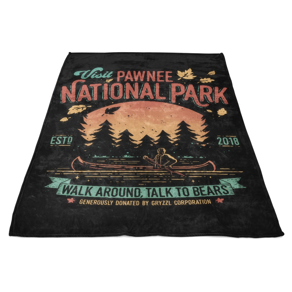 Fleece Blanket for the 'Talk to Bears' Series