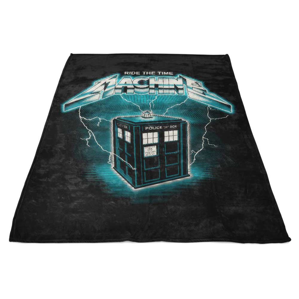 Cosmic Time - Travel Soft Fleece Blanket from Retro Division