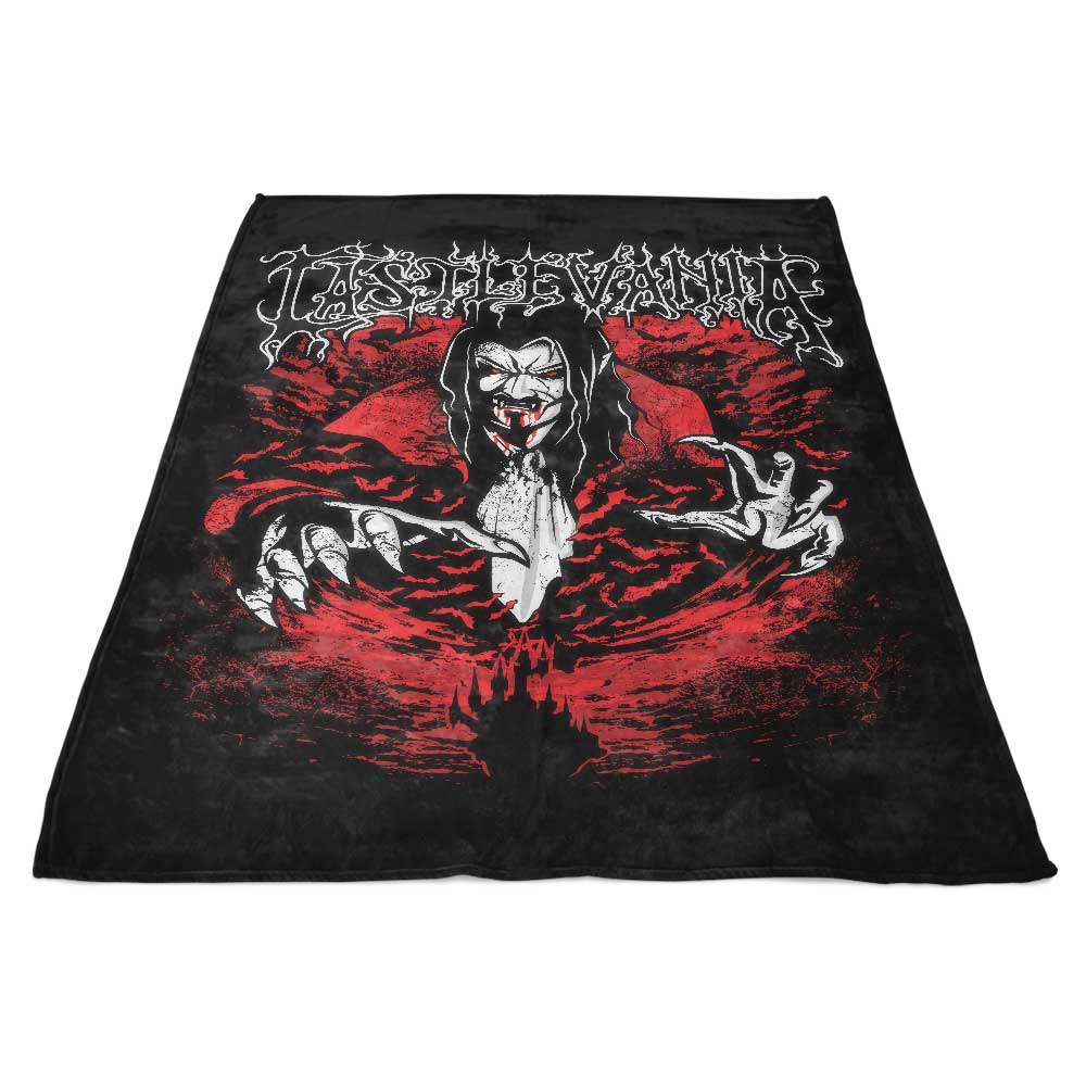 Dracula of the Night Themed Ultra - Soft Fleece Blanket for Cozy Nights