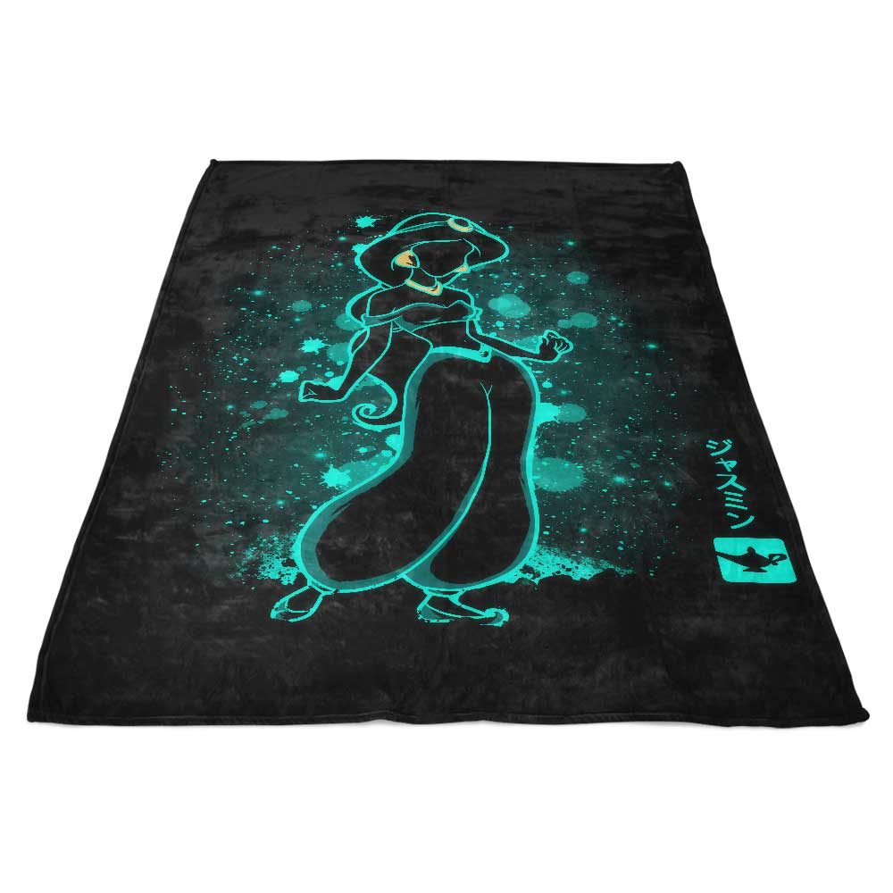 The Enchanting Agrabah Princess Themed Polyester Fleece Blanket