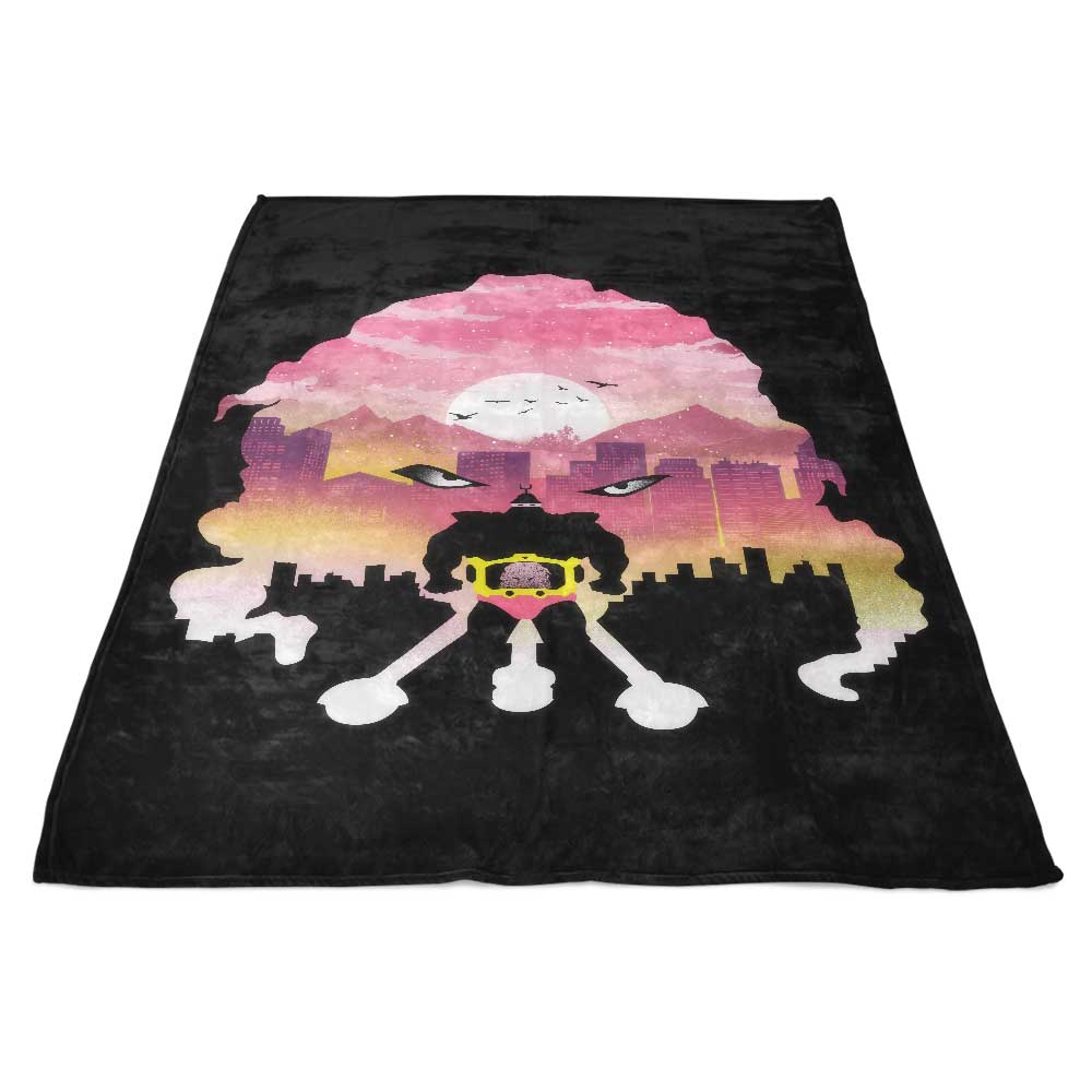 Alien Warlord Themed Ultra - Soft Fleece Blanket for Cosy Comfort