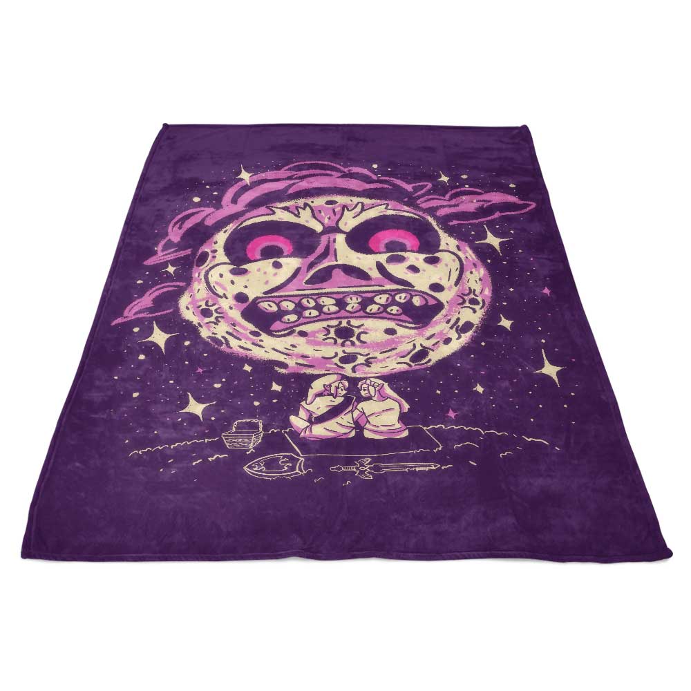 Moonlit Picnic Polyester Fleece Blanket for Cozy Moments