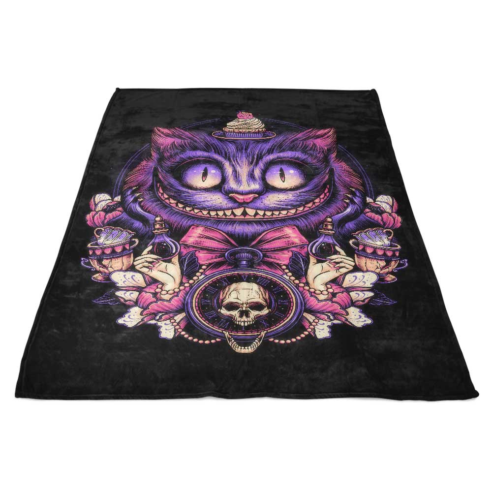 The Enigmatic Smile - Super Soft Fleece Blanket
