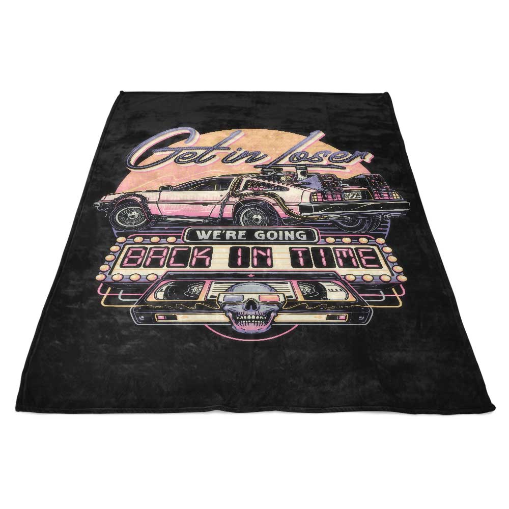 A Trip Back in Time - Soft Fleece Blanket