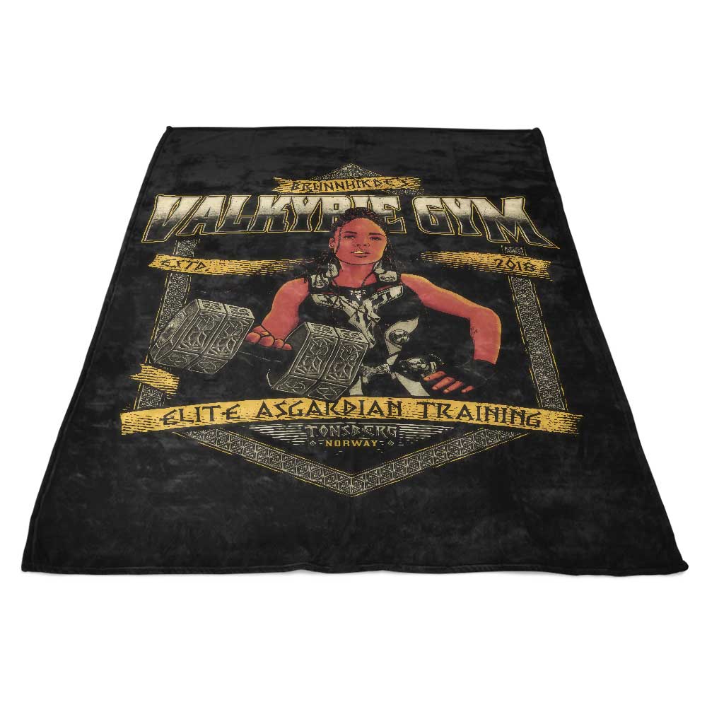 Valkyrie Gym Premium Fleece Blanket for Comfort and Warmth