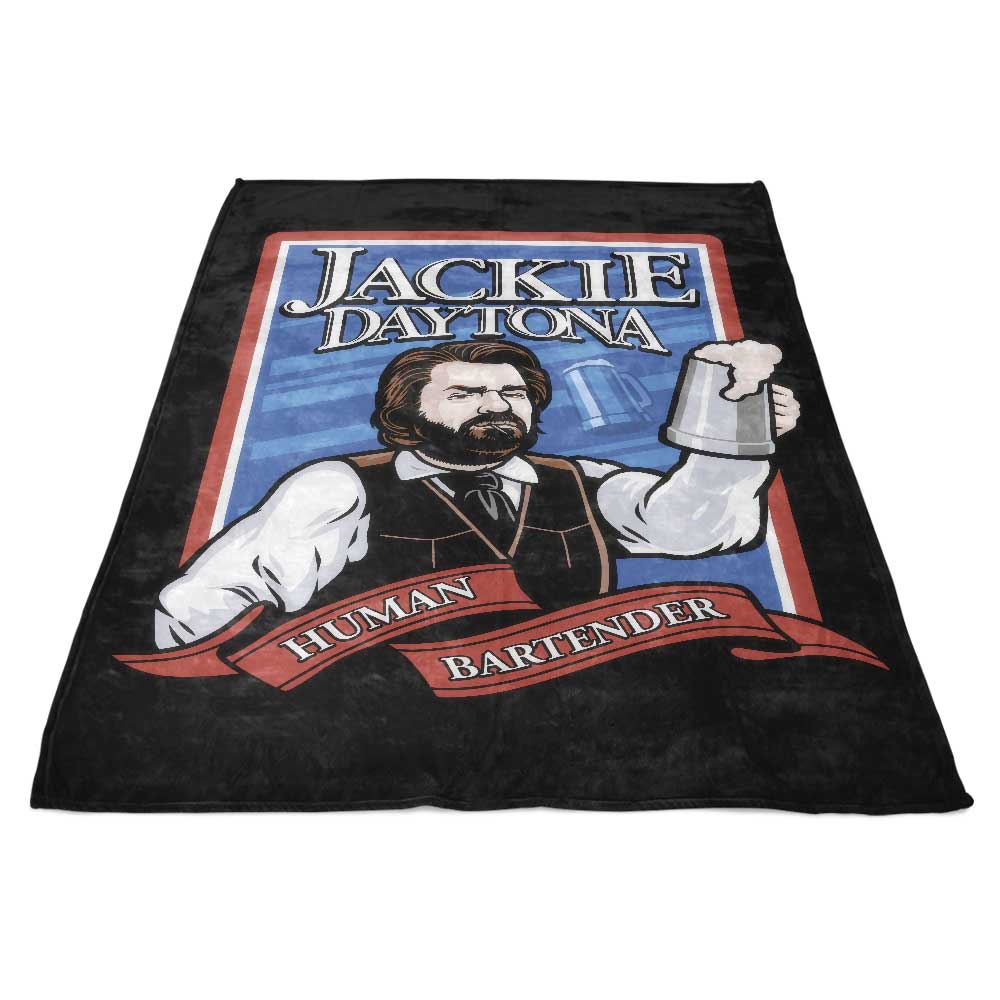 Cozy Jackie Daytona Themed Fleece Blanket for Comfort