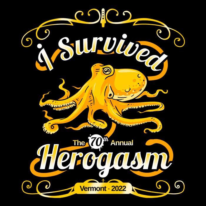 Comfy 'I Survived the Hero Gathering' Polyester Fleece Blanket