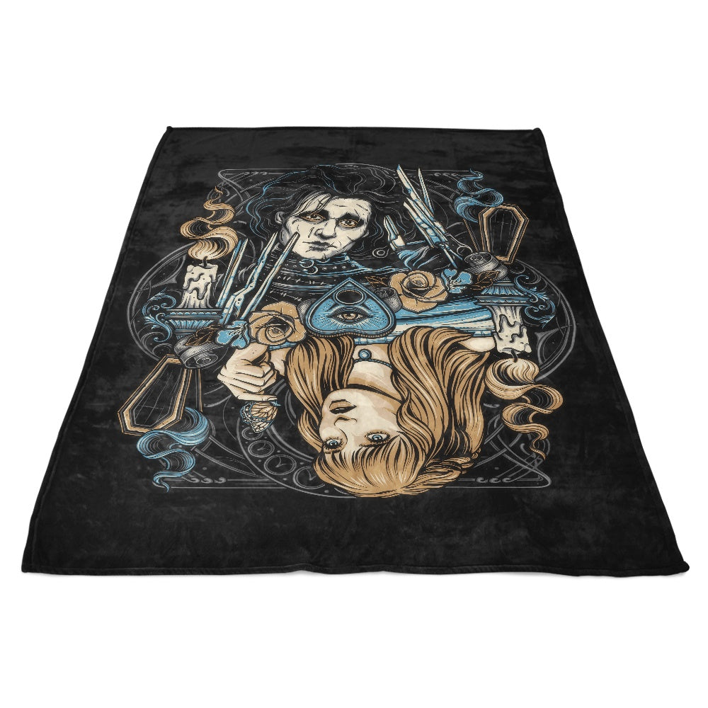 Edward and Kim Branded Luxury Fleece Blanket for Comfort