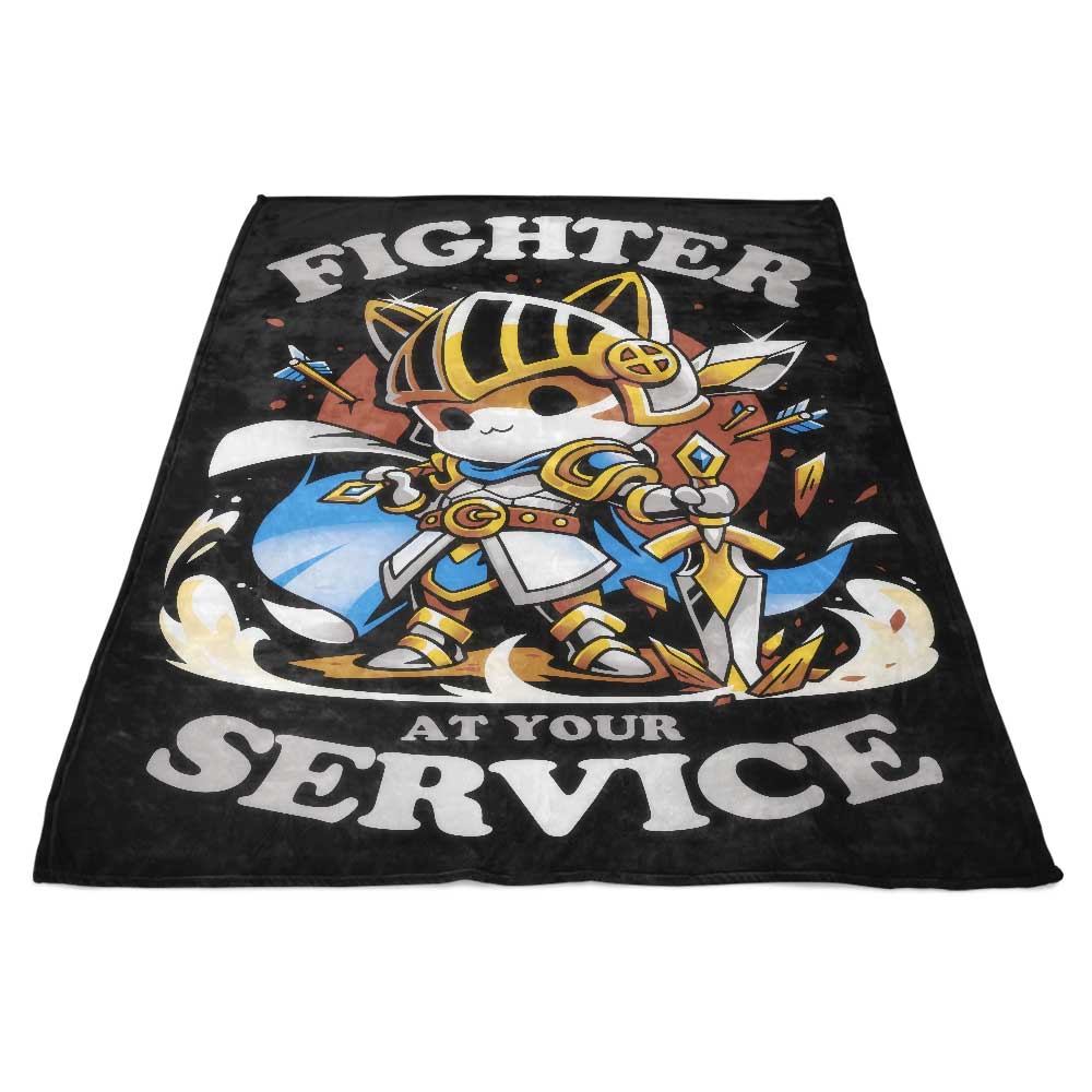 Service-Ready Fighter Themed Fleece Blanket for Ultimate Comfort