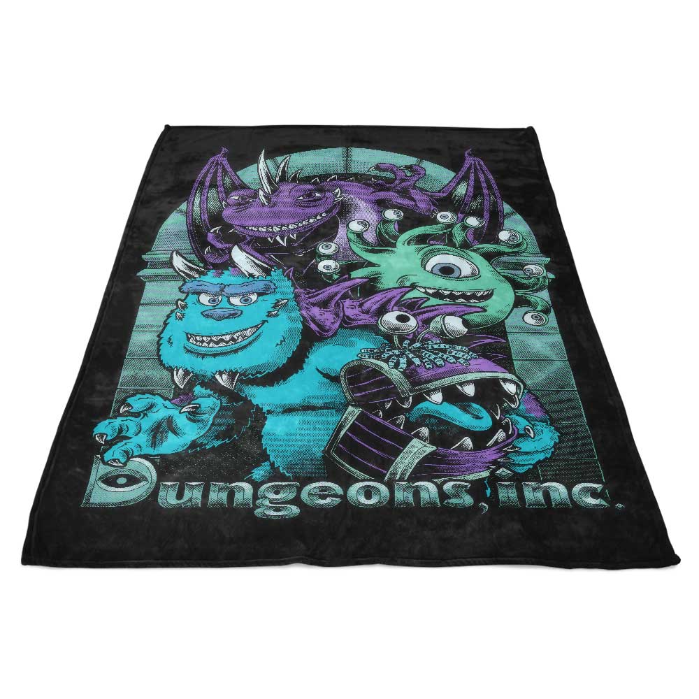 Cozy Dungeons Inc Polyester Fleece Blanket for Ultimate Comfort