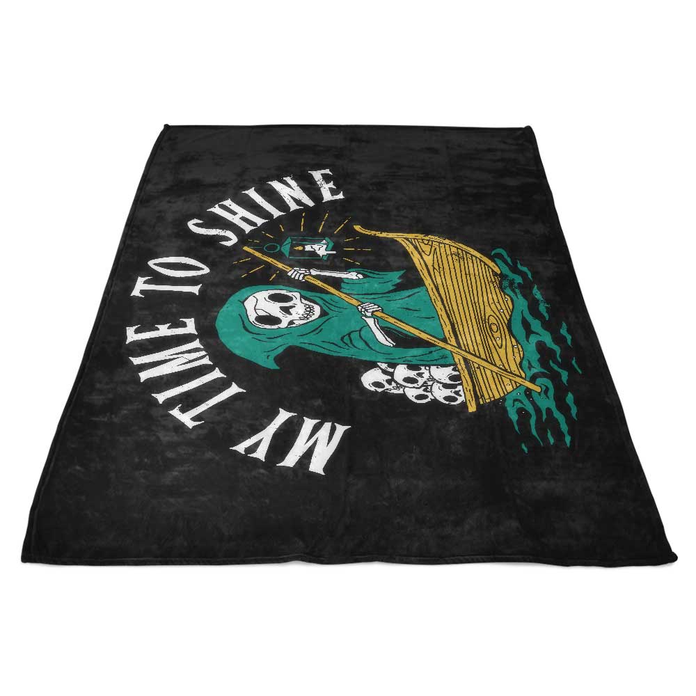 DinoMike's Super Soft and Plush Fleece Blanket - My Time to Shine