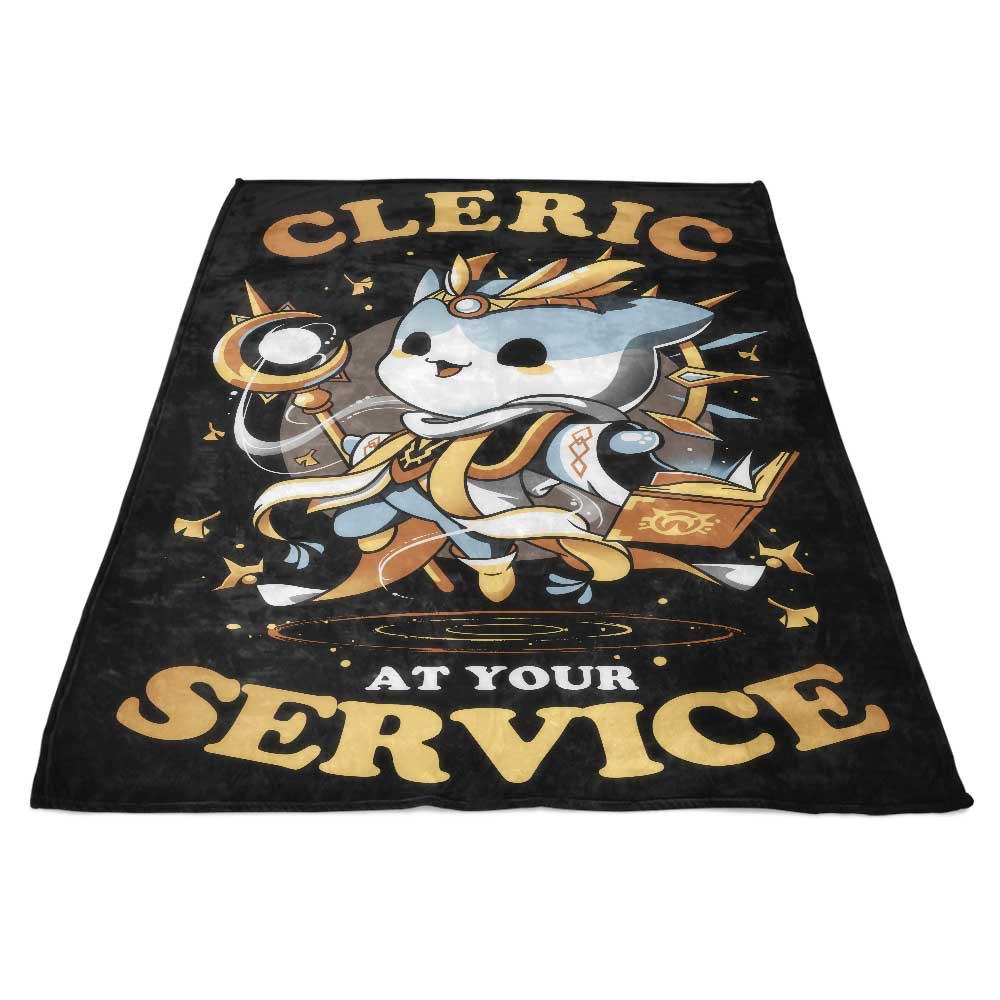 Ultra-Soft Snouleaf 'Cleric at Your Service' Fleece Blanket