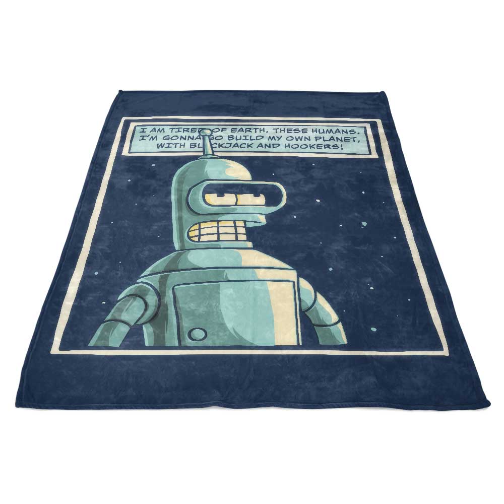 Teesgeex's Super Soft My Own Planet Polyester Fleece Blanket
