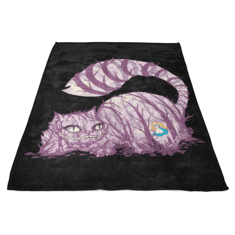 Cozy Fleece Blanket Inspired by 'Inside Wonderland'