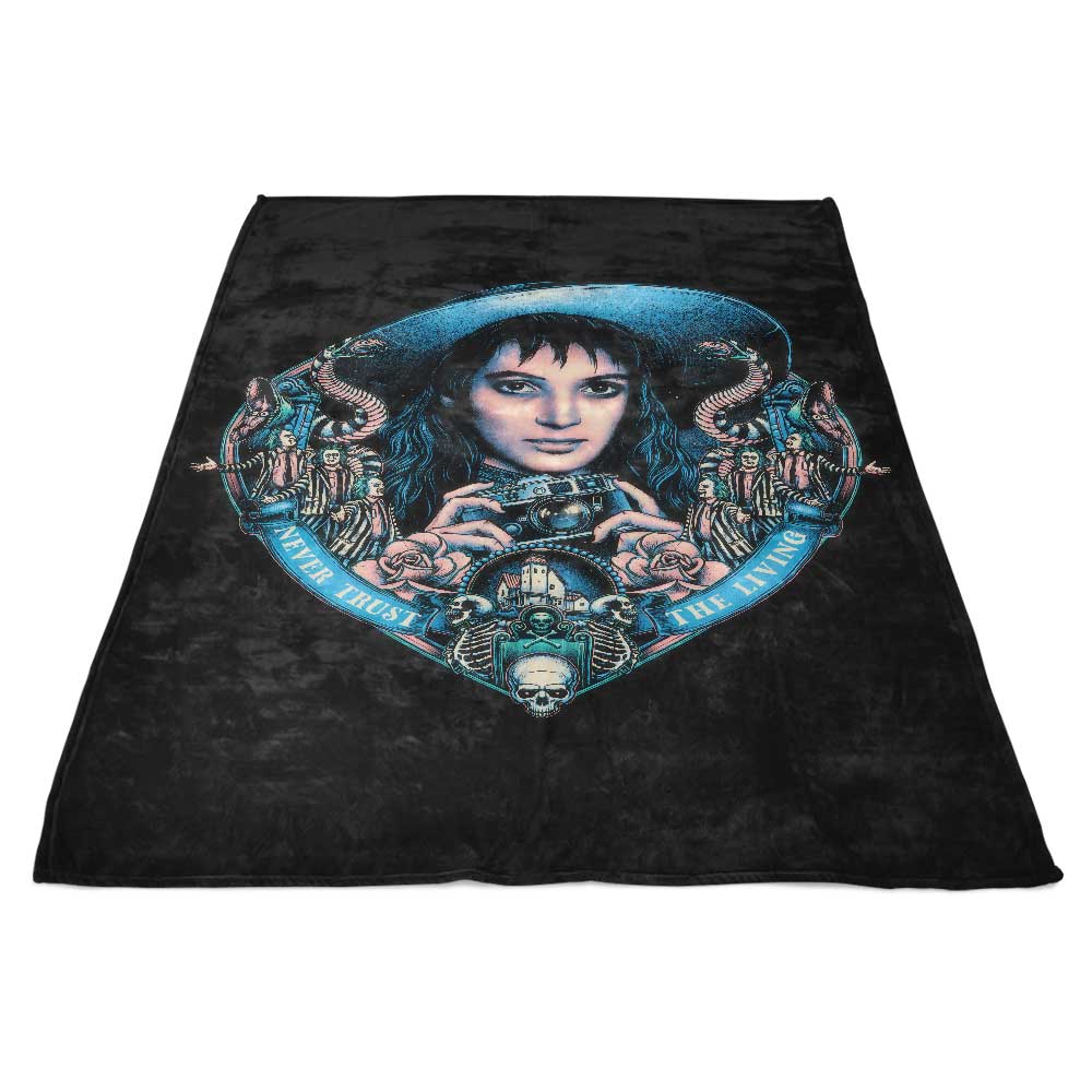 The Haunting Ghost Bride - High - Quality Polyester Fleece Blanket