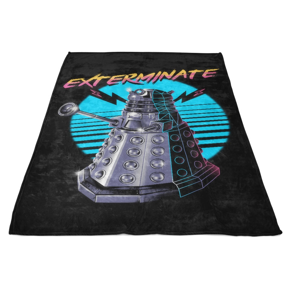 Rad Dalek-themed Cozy Fleece Blanket by XENOS