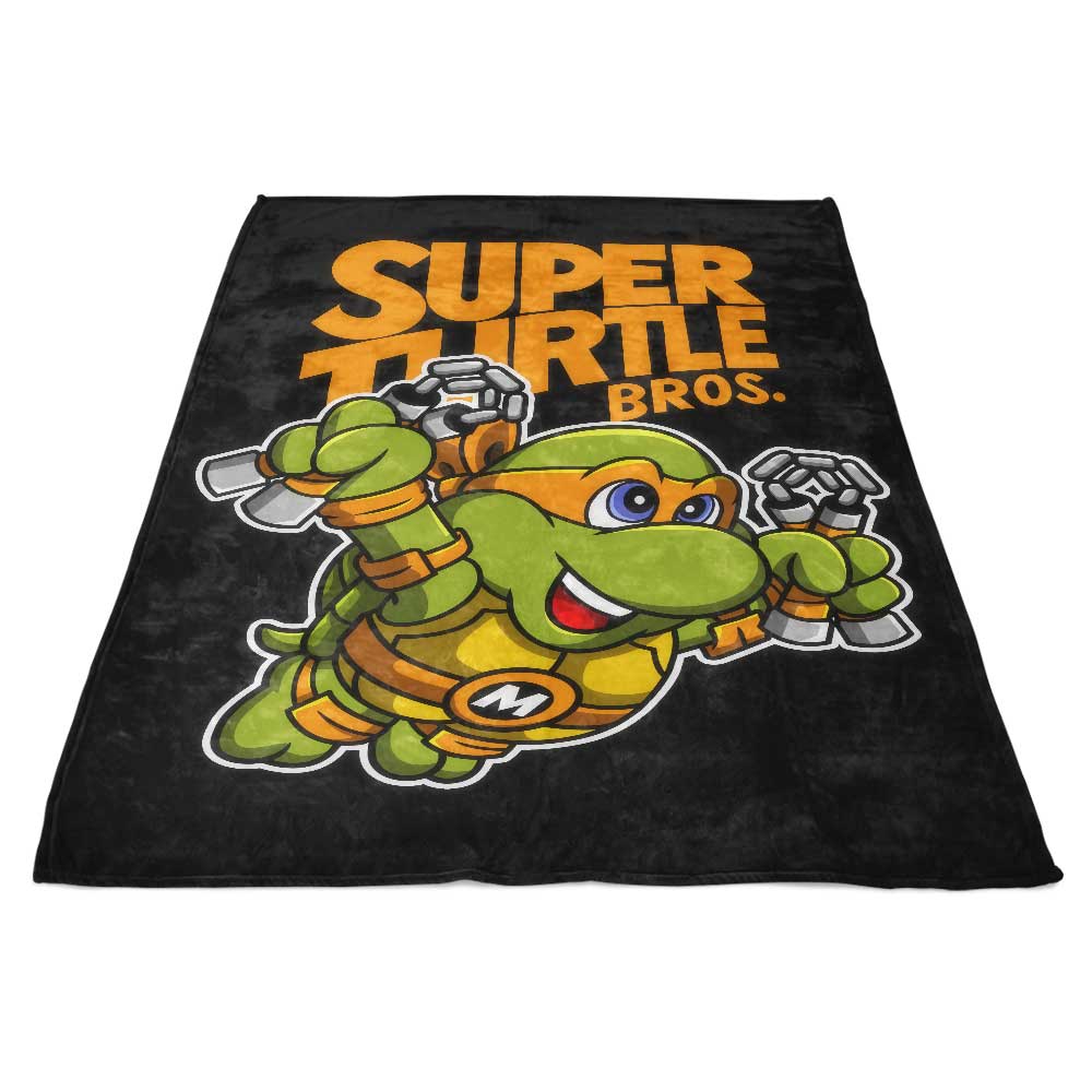Ultra-Soft Super Mikey Bros Polyester Fleece Blanket