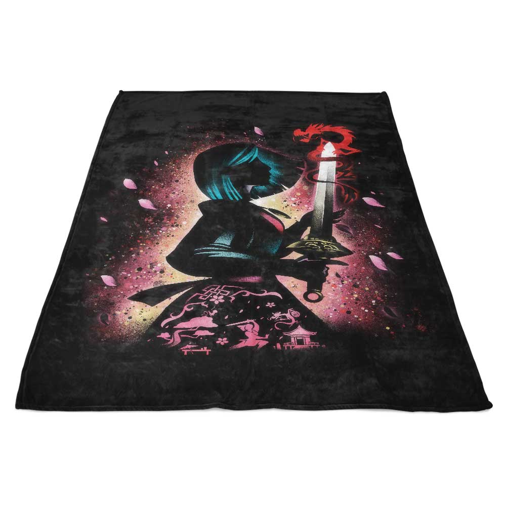 Fleece Blanket - The Legendary Warrior Design