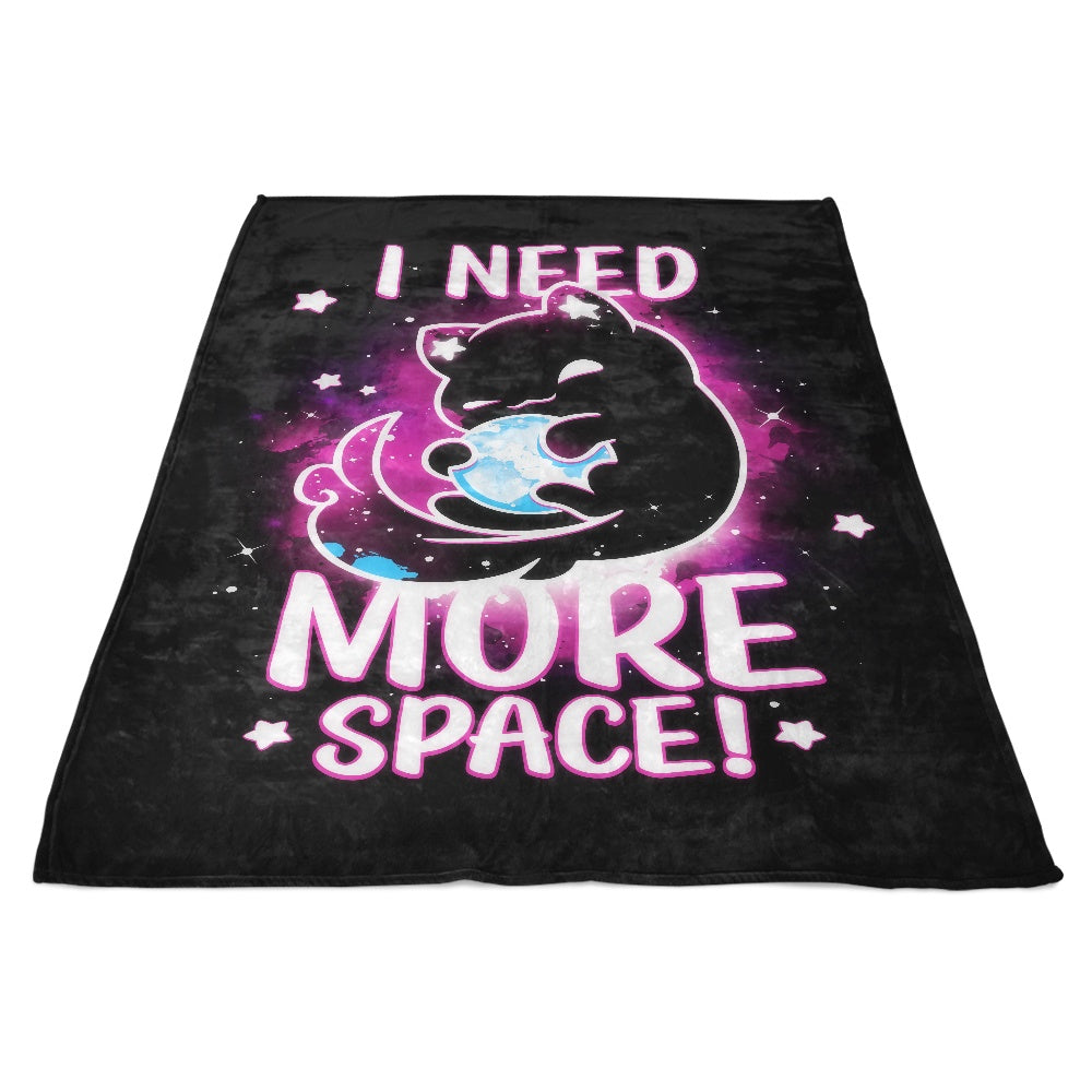 Never Enough Space - Cozy Fleece Blanket for Ultimate Comfort