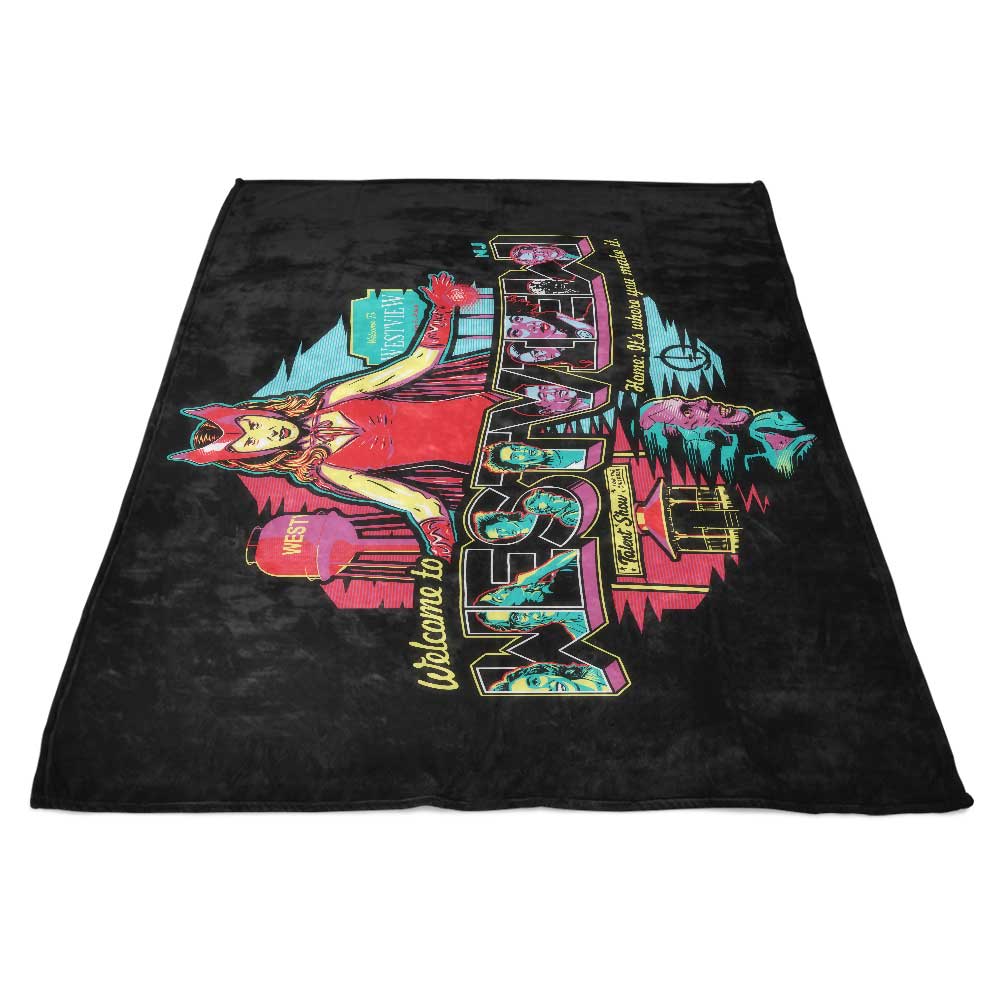 Welcome to Westview - Cozy Polyester Fleece Blanket for Comfort and Warmth