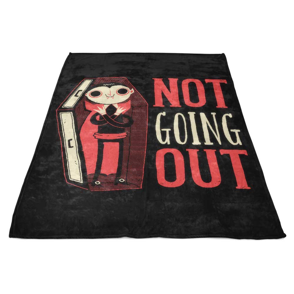 Not Going Out-themed Super Soft Polyester Fleece Blanket