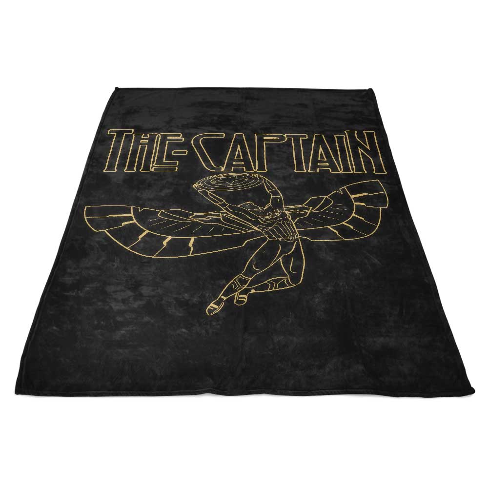 Ultra - Soft LED Captain Fleece Blanket with One - Sided Print