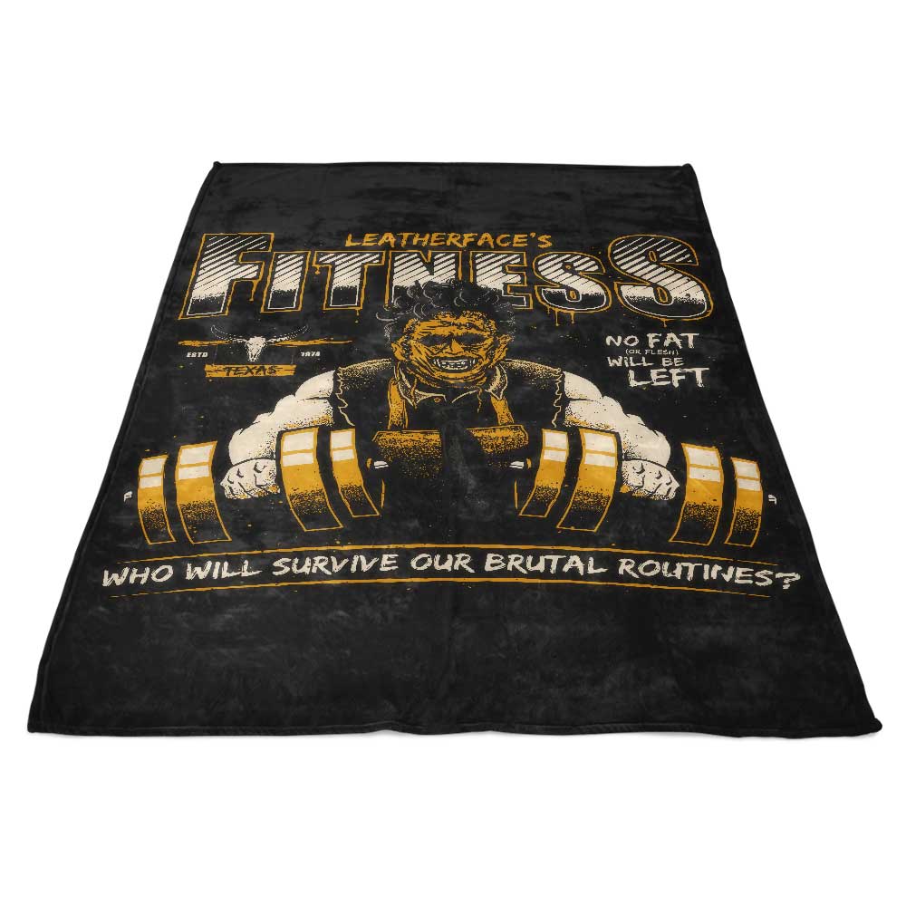 Texas Fitness USA-made 100% Polyester Coral Fleece Blanket with One-sided Print