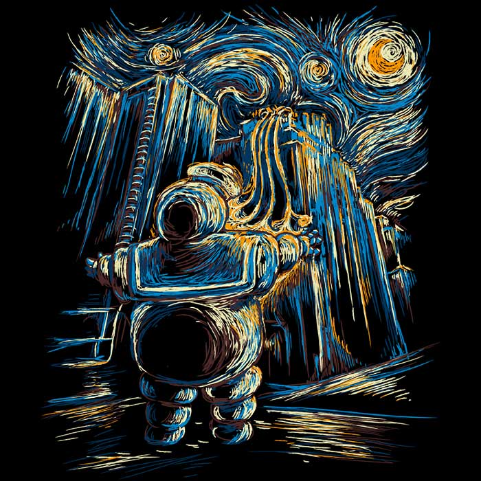 Twenty27 Design VanGoghstbusters Ultra-Soft Polyester Fleece Blanket