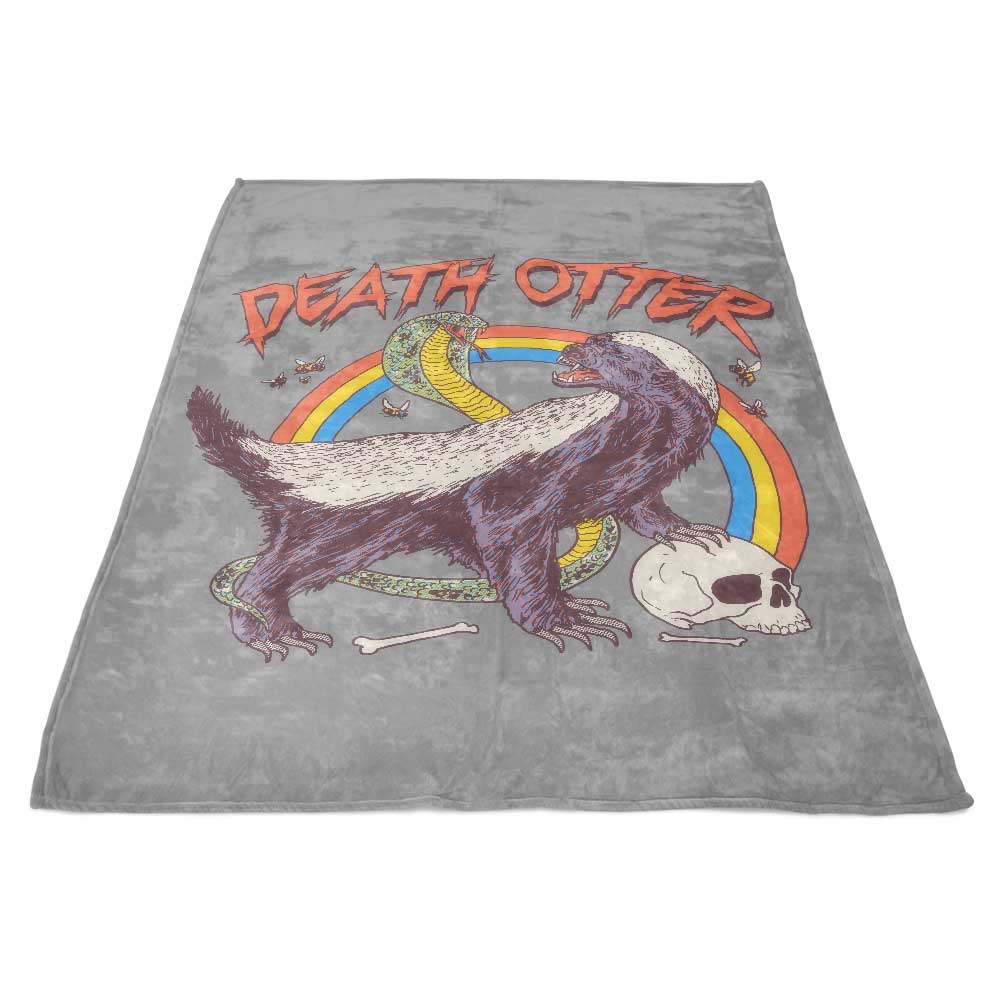 Ultra-Soft Hillary White's Death Otter Fleece Blanket