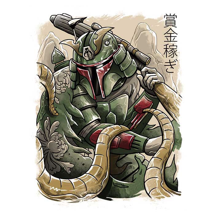XENOS Samurai Hunter-themed Polyester Fleece Blanket for Comfort