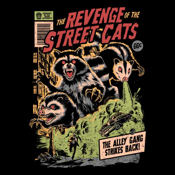 The Fleece Blanket Featuring 'Revenge of the Street Cats' Design