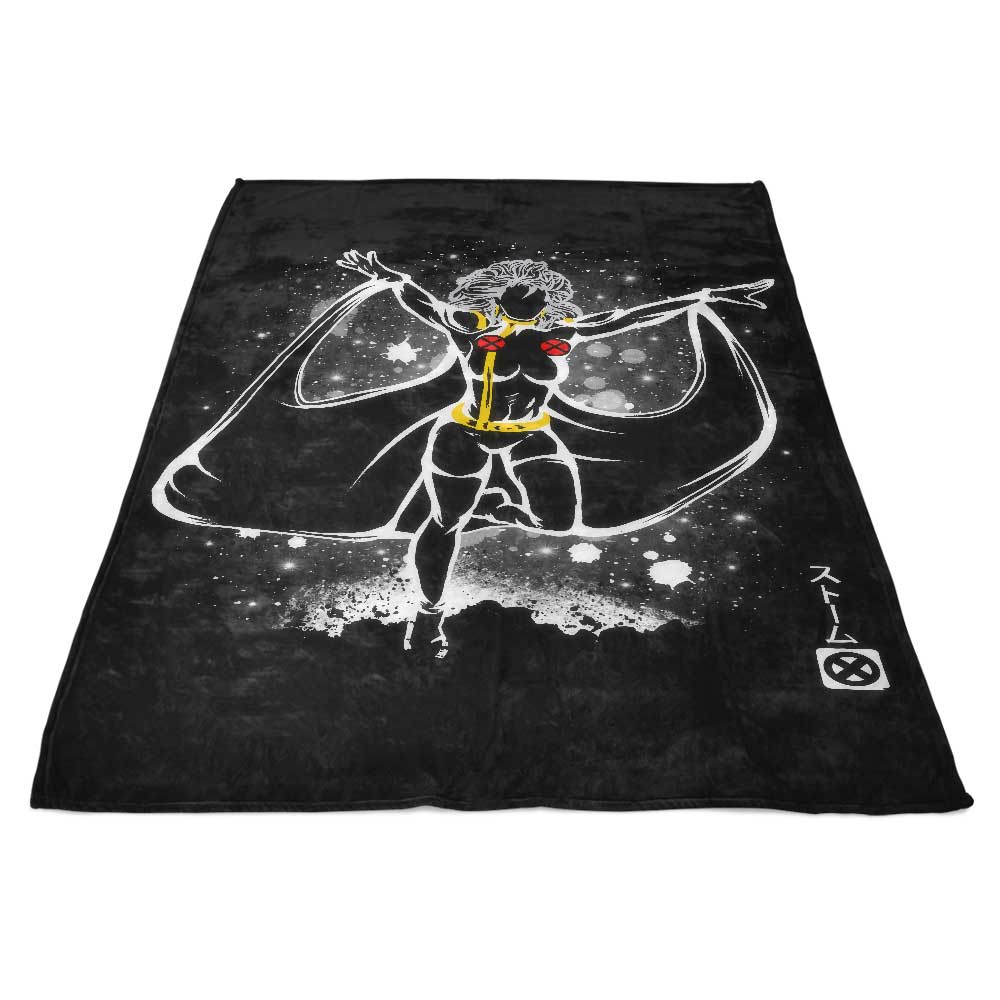 Soulkr's Lightning Storm-themed Cozy Fleece Blanket for Ultimate Comfort