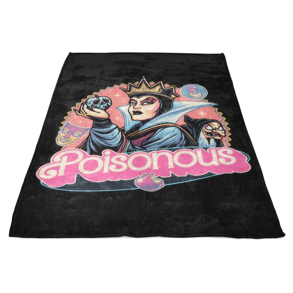 Poisonous Queen Luxury Fleece Throw Blanket