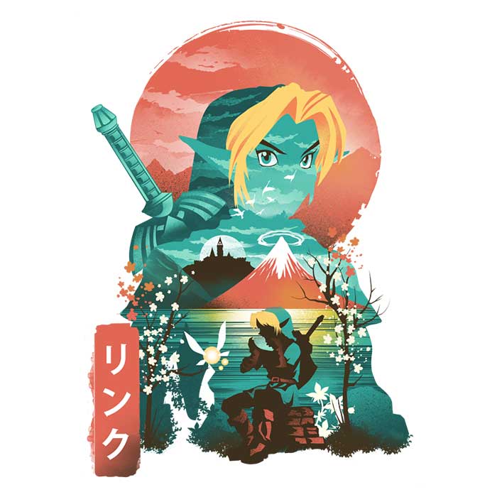 Super Soft 'Ukiyo-e Ocarina' Polyester Fleece Blanket