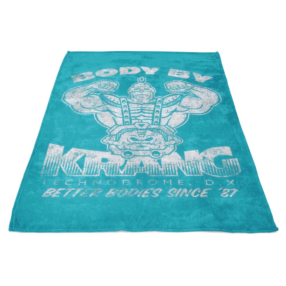 Ultra-Soft BiggStankDogg Body by Krang Fleece Blanket