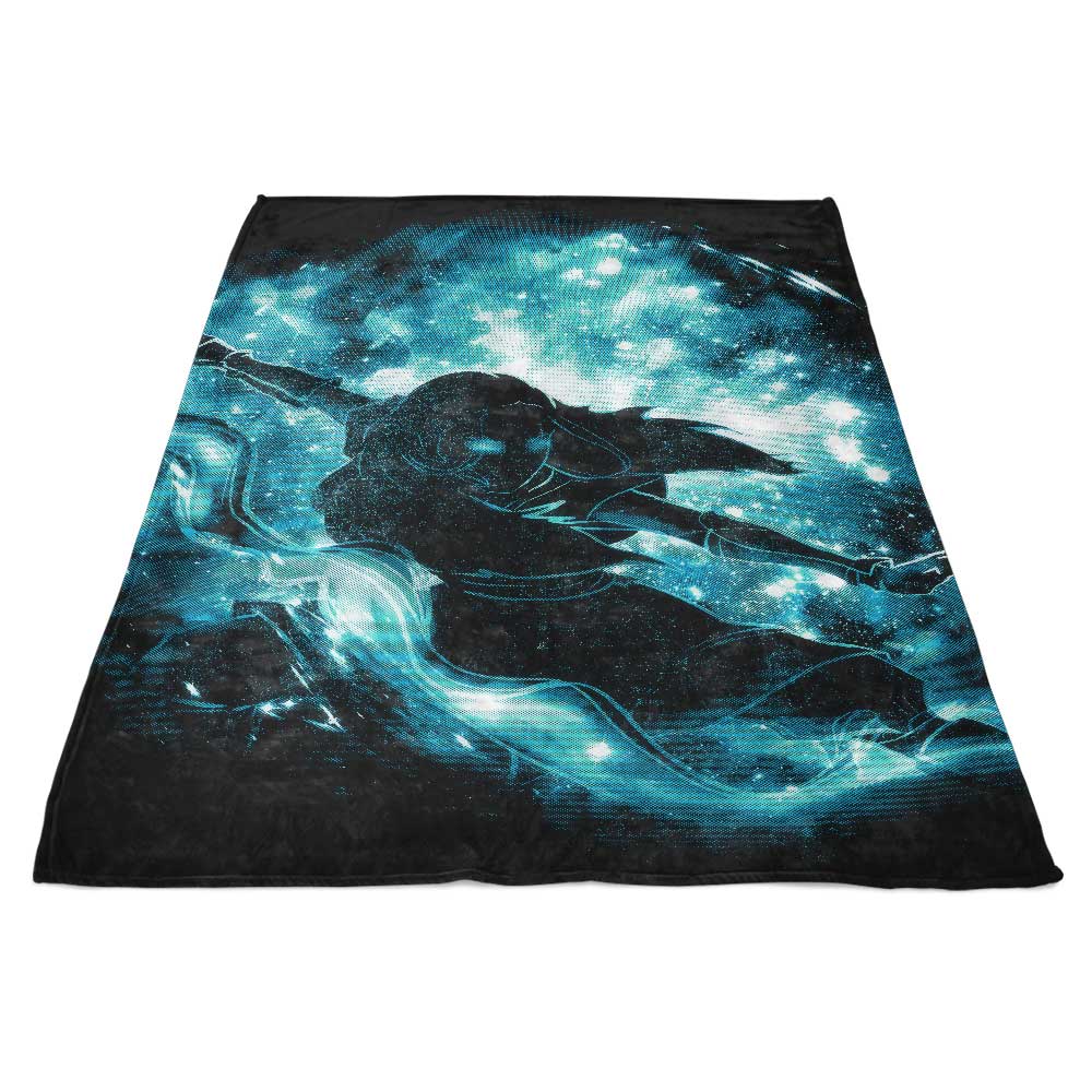 Ultra - Soft 'Space Water' USA - Made Polyester Fleece Blanket