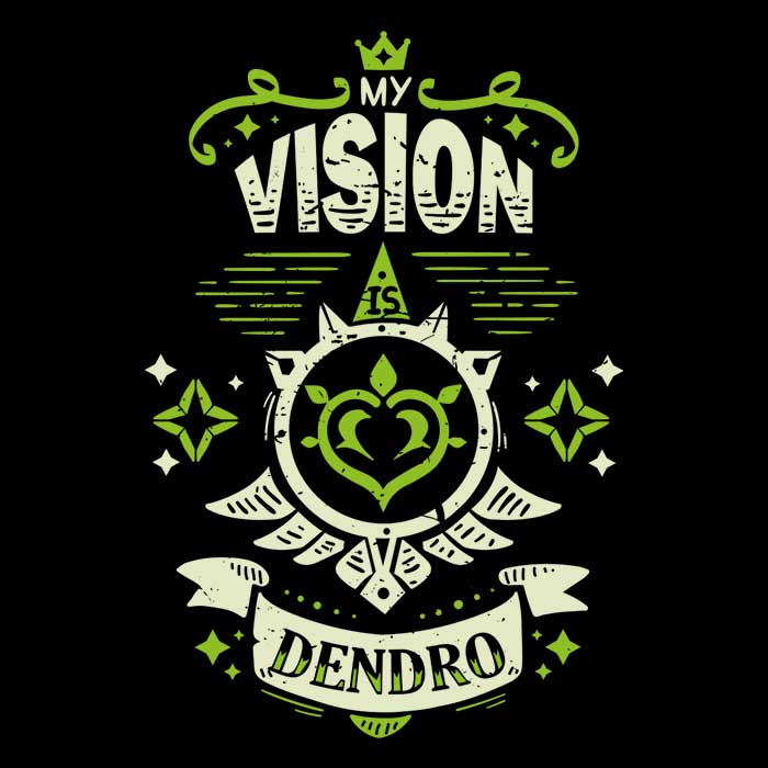 Ultra - Soft 'My Vision is Dendro' Polyester Fleece Blanket