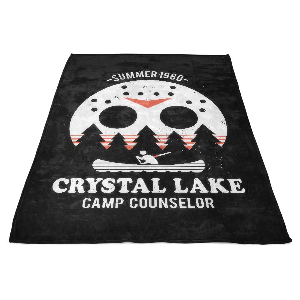Ultra - Soft Crystal Lake Camp Counselor Fleece Blanket