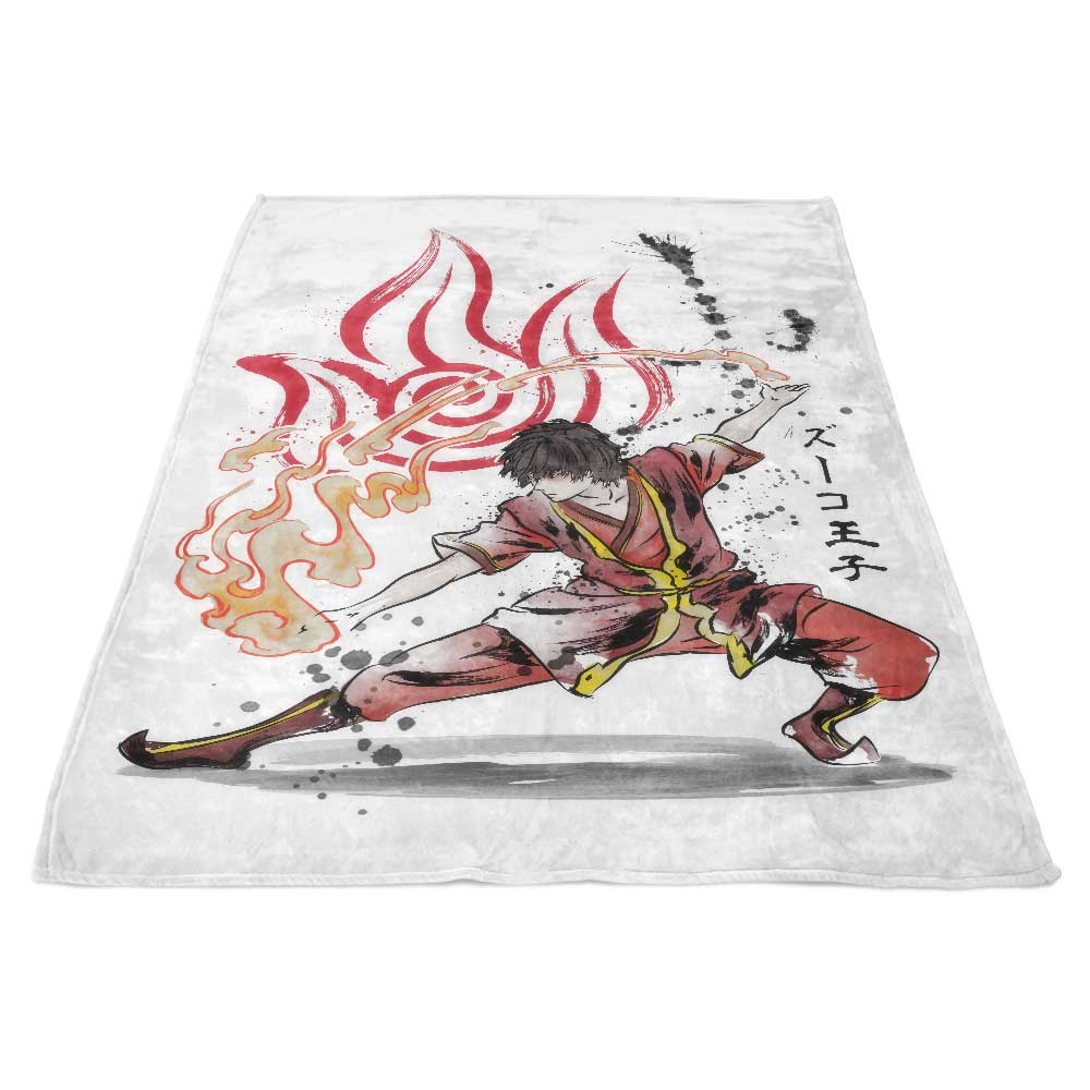 Dr. Monekers' Fire Nation Power - Ultra - Soft Fleece Blanket for Cosy Comfort
