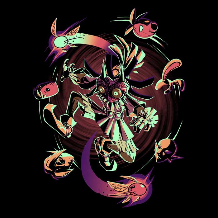 Gazo1a's Cozy Fleece Blanket - Masked Destiny Style