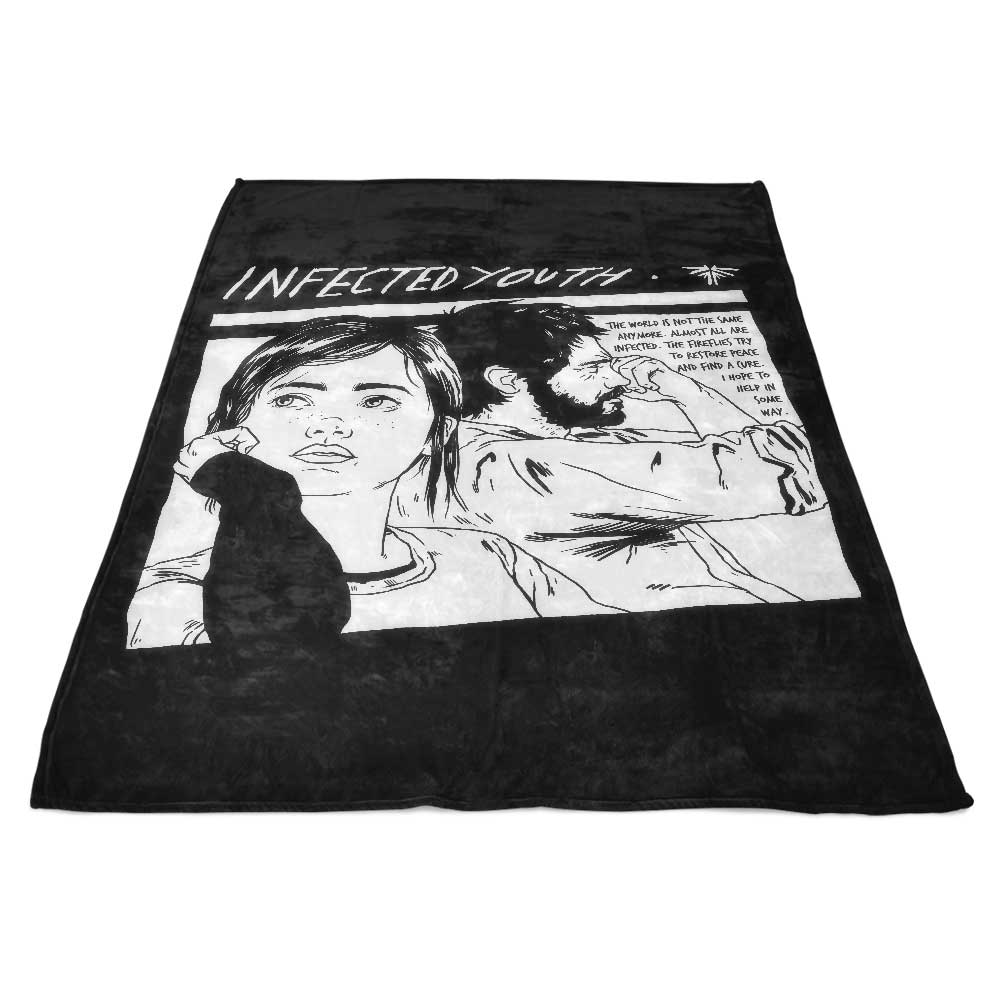 Ultra - Soft Infected Youth Fleece Blanket by Rustenico