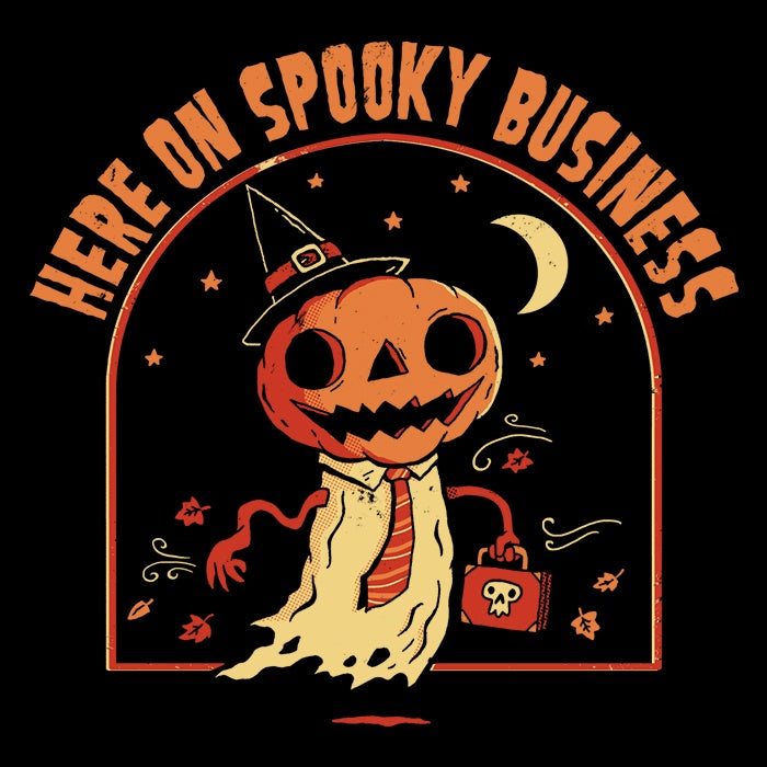 Spooky Business Themed Fleece Blanket for Chilling Nights