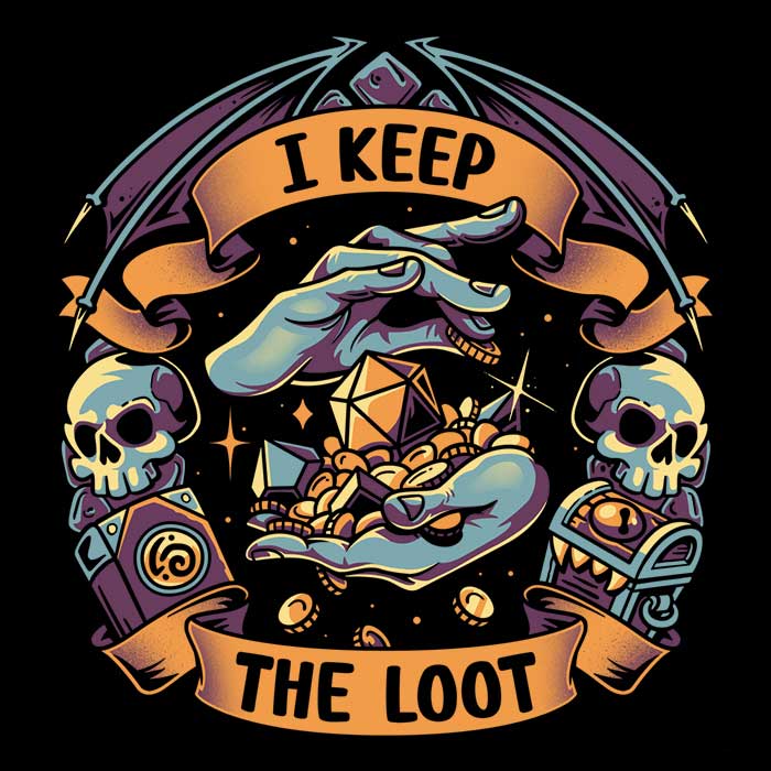Snouleaf's Cozy Fleece Blanket with 'I Keep the Loot' Design