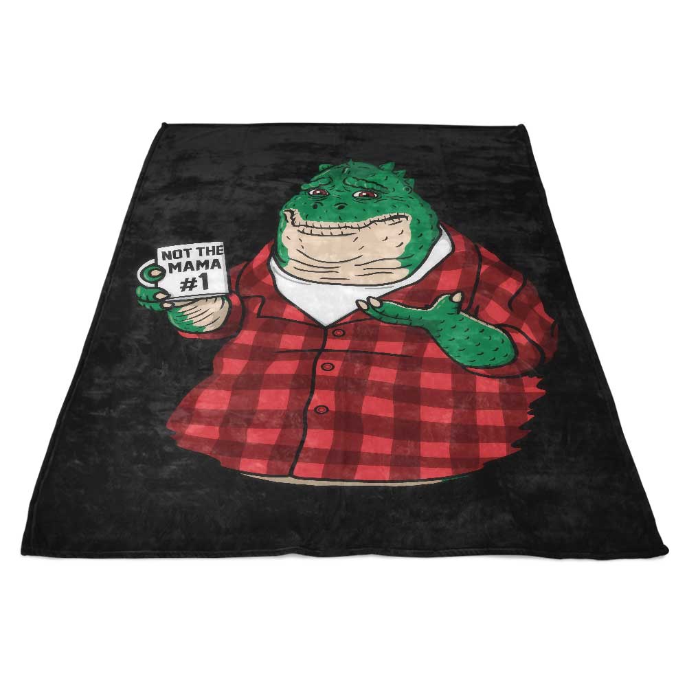 Raffiti's Super Soft 'Not the Mama' Polyester Fleece Blanket