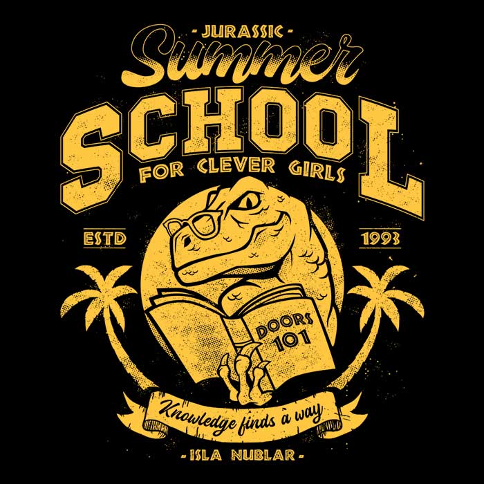 Super Soft Jurassic Summer School Polyester Fleece Blanket