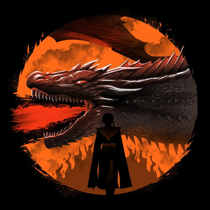 XENOS Brand 'Dracarys (Alternative Version)' High - Quality Fleece Blanket