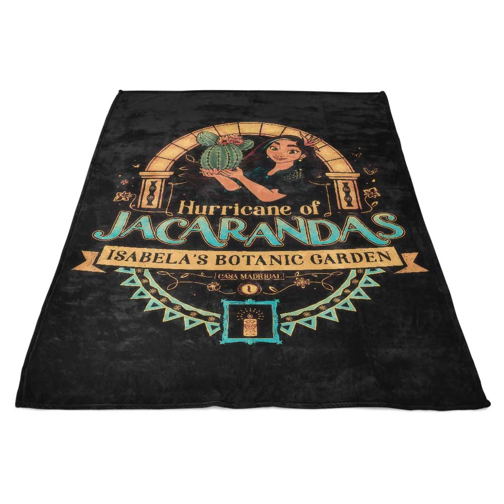 Ultra - Soft Jacaranda Hurricane Fleece Blanket for Cozy Moments