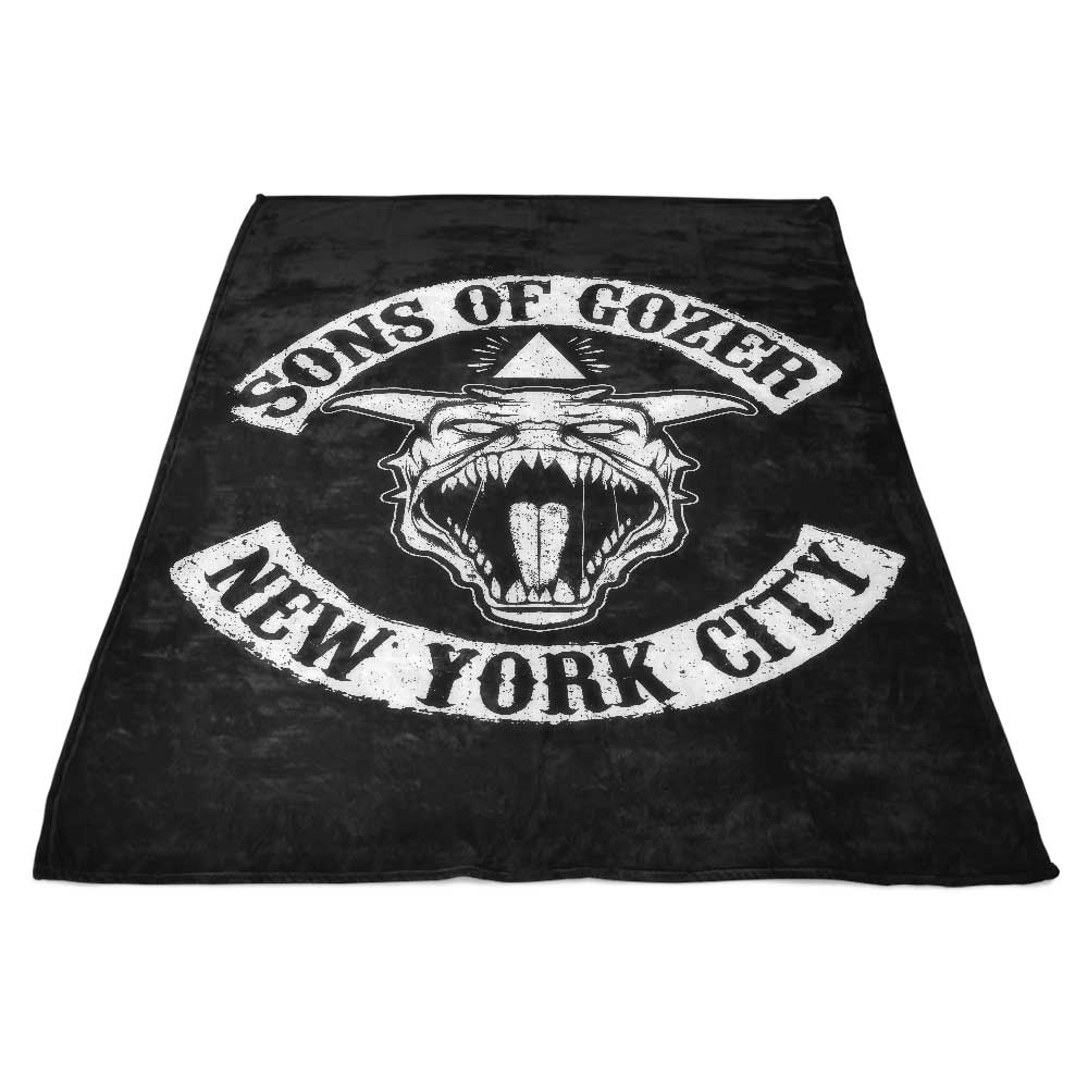 Cozy Sons of Gozer Fleece Throw Blanket