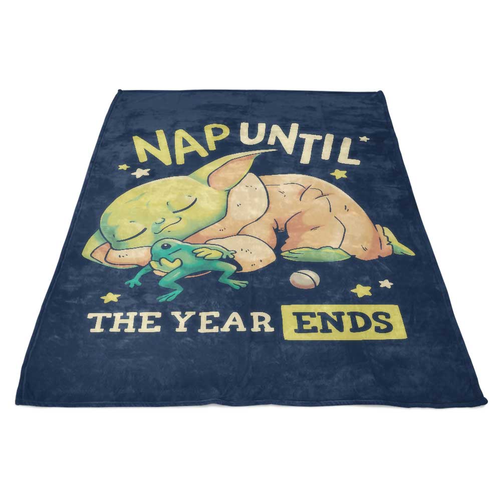 Comfortable Fleece Blanket for Year - End Naps